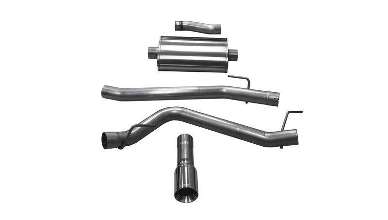 Corsa Performance Sport 3.0 in Cat-Back Single 4.0 in | 2020-24 Jeep Gladiator JT 3.6L