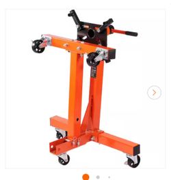 NEW IN BOX Shop SKYSHALO Engine Stand, 1500 lbs. (3/4 Ton) Rotating Engine Motor Stand with 360° Adjustable Head, Cast Iron Folding Motor