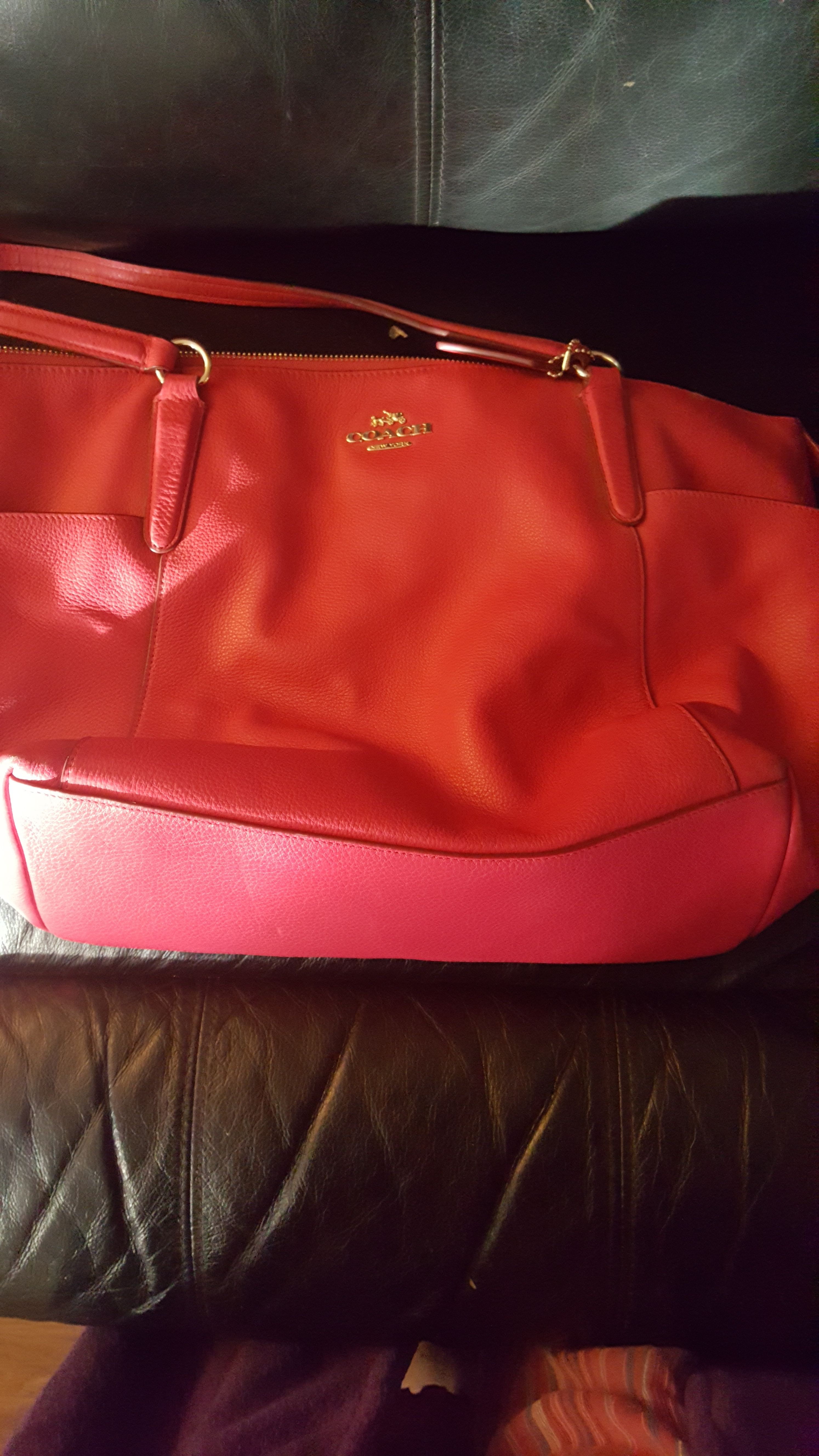 Coach large Pink purse