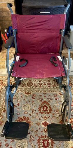 Medline like new wheel chair