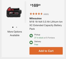 Milwaukee Battery