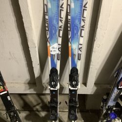 130cm Salomon x wing skis