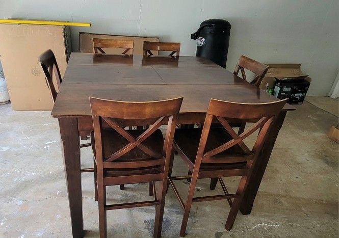 Solid Wood Drop Leaf Dining Table