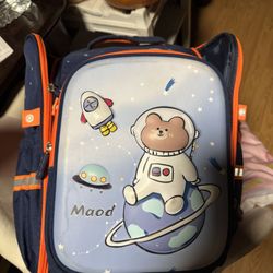 Maod Toddler Backpack Boys Girls Kids Elementary School Blue Orange Super Cute!