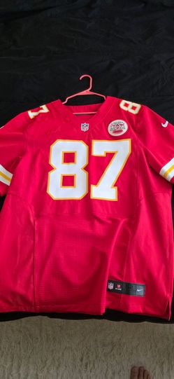 Autographed authentic Nike on field jersey signed by Travis Kelsey