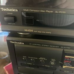 Technics AV Control Stereo Receiver SA-EX700 & 6 Disk Player