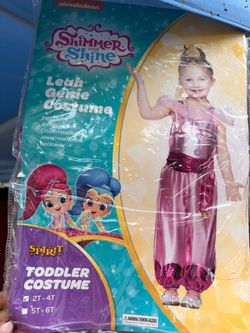 Shimmer and Shine Leah Genie Toddler Costume 2T-4T