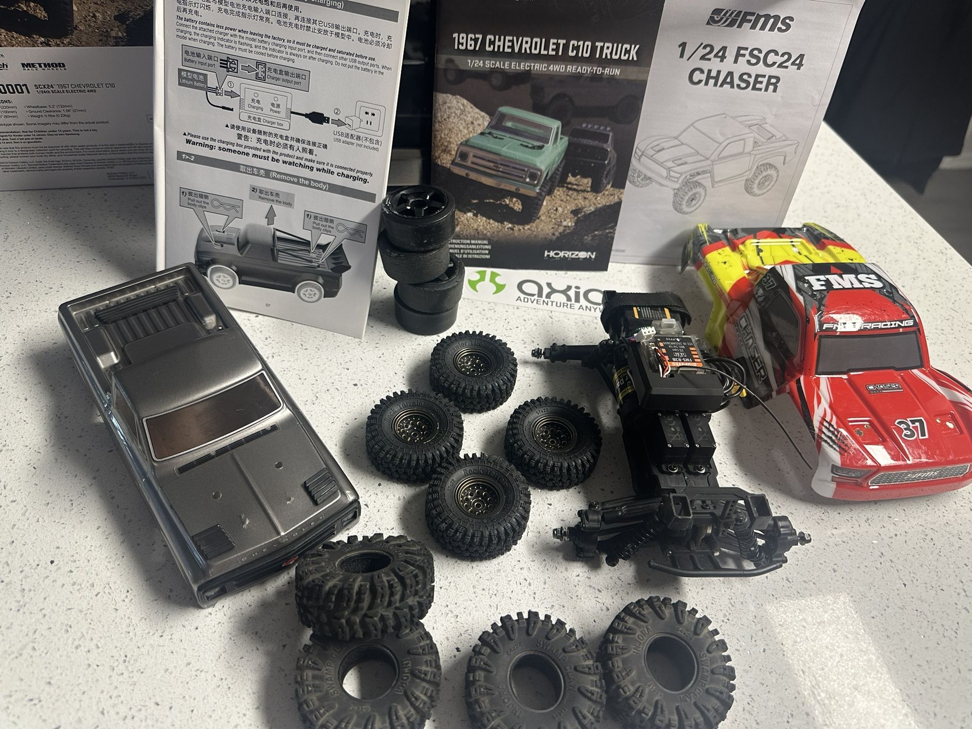 FMS FSC24 Chaser 1/24 RC And Supdex High Speed RC Drifting Car, 1:16