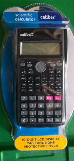 🧮 240 scientific functions
🔢 10-digit LCD display
📊 Great for Algebra I & II, Geometry, Trigonometry & Statistics
➗ Handles fractions, powers, root