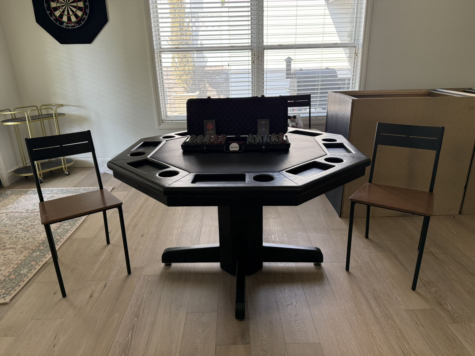 Poker Table and Chairs