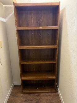 Free bookshelf 30 1/4”w X 12”d X 71”h