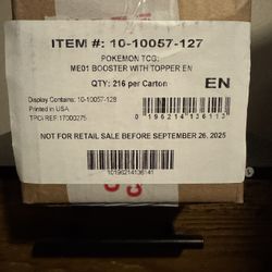 Mega Evolutions Enhanced Booster Box Case