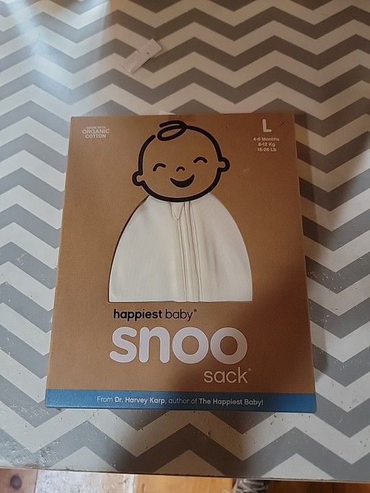 Happiest Baby Snoo Sack Size Large Off White