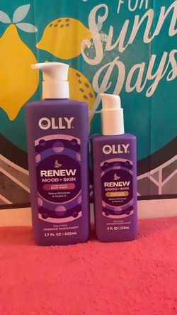 Olly body Wash 1-body sérum 2 for $15