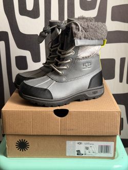 UGG Kids' Butte II CWR Winter Boots – Size 12 (Like New!)