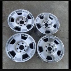 4 X GM STOCK RIMS Wheels 17x7.5 6x5.5 6x139.7!!!!!!