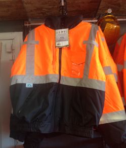 Class 3 High Visibility Safety Jacket with Removable Fleece