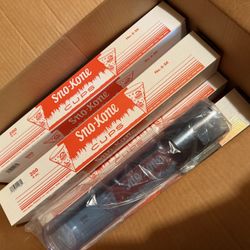 Sno-Kone Cup Dispenser + 1000 Cups Gold Medal 6-SK 6 oz Snow Cone Concession Lot