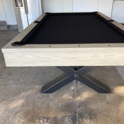 New Pool Tables Delivery Avail. Billiard Table Sale ( Dining Top Extra ) 