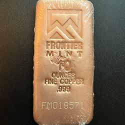 Frontier Mint 10 Ounce Copper Bar