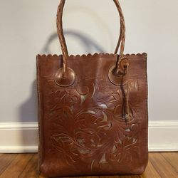 Beautiful Patricia Nash Perforated Leather Tote