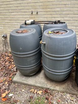 Rain barrel with Faucet is $65, no faucet $45
