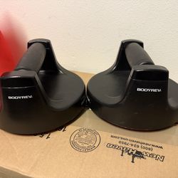 2 Black BodyRev Push Up Bars