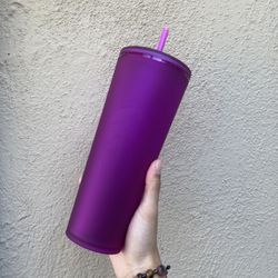 New Starbucks Purple Soft Touch Cup Venti