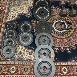 Weights (dumbbells, plates, bar) (OBO)