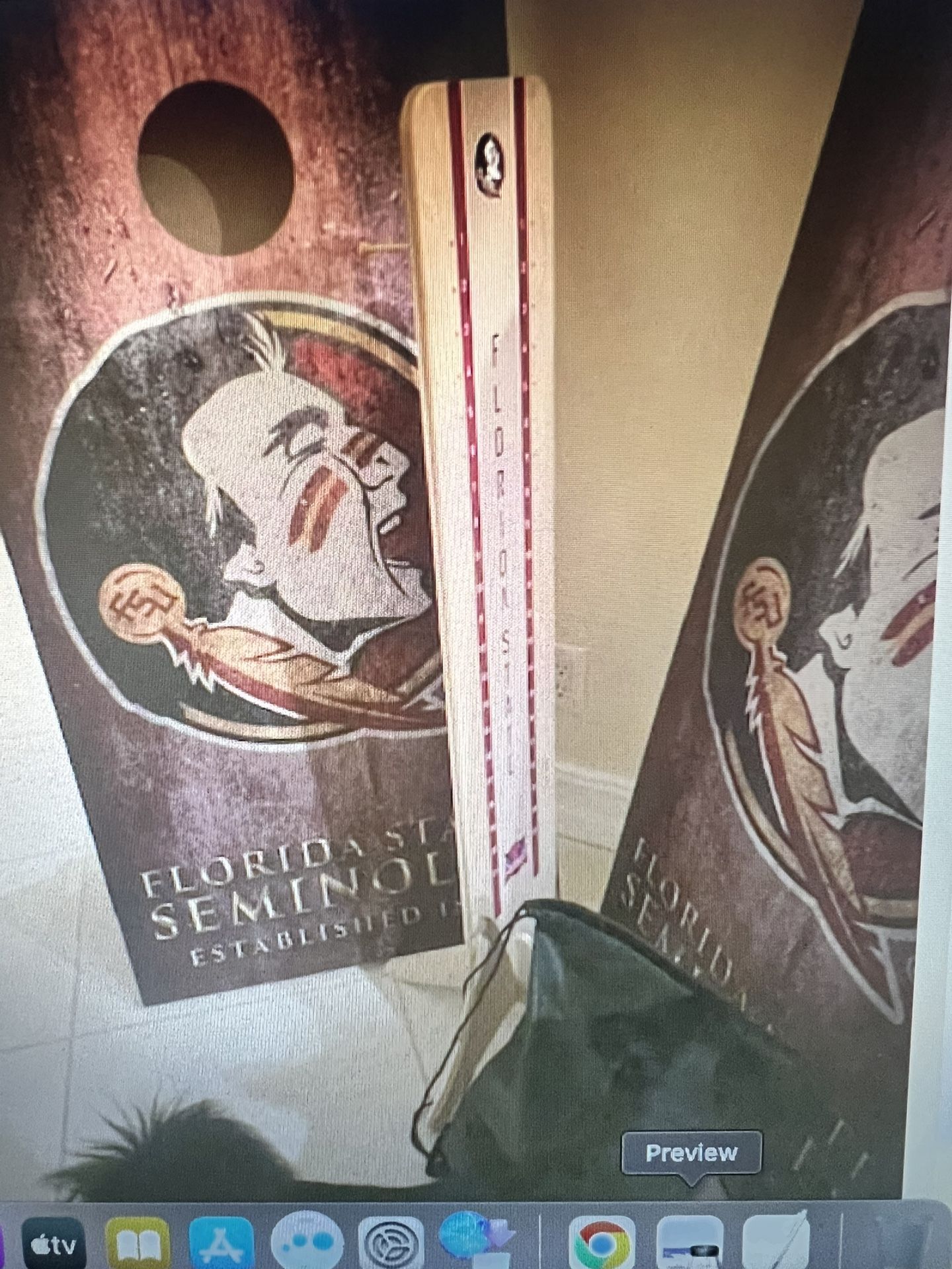 FSU REGULATION CORNHOLE BOARDS