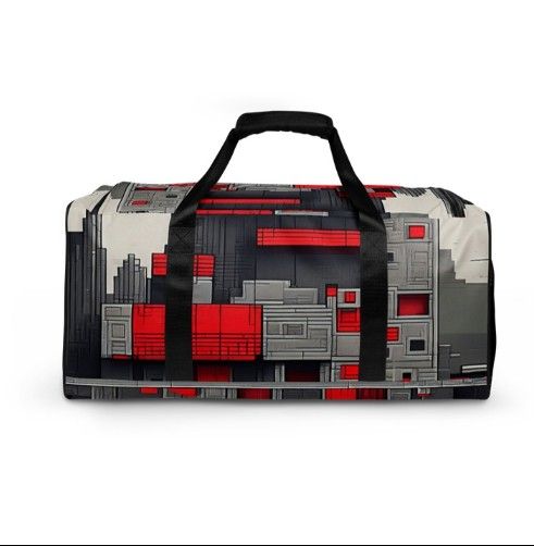 8bit Retro Duffle Bag