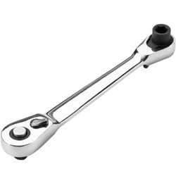 Mini Ratchet Wrench 1/4 Inch Drive Socket and Screwdriver Bit Driver Quick Release Ratchet Wrench Dual-use Spanner Multifunctional Hand Tools