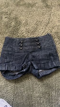 Low rise y2k denim shorts