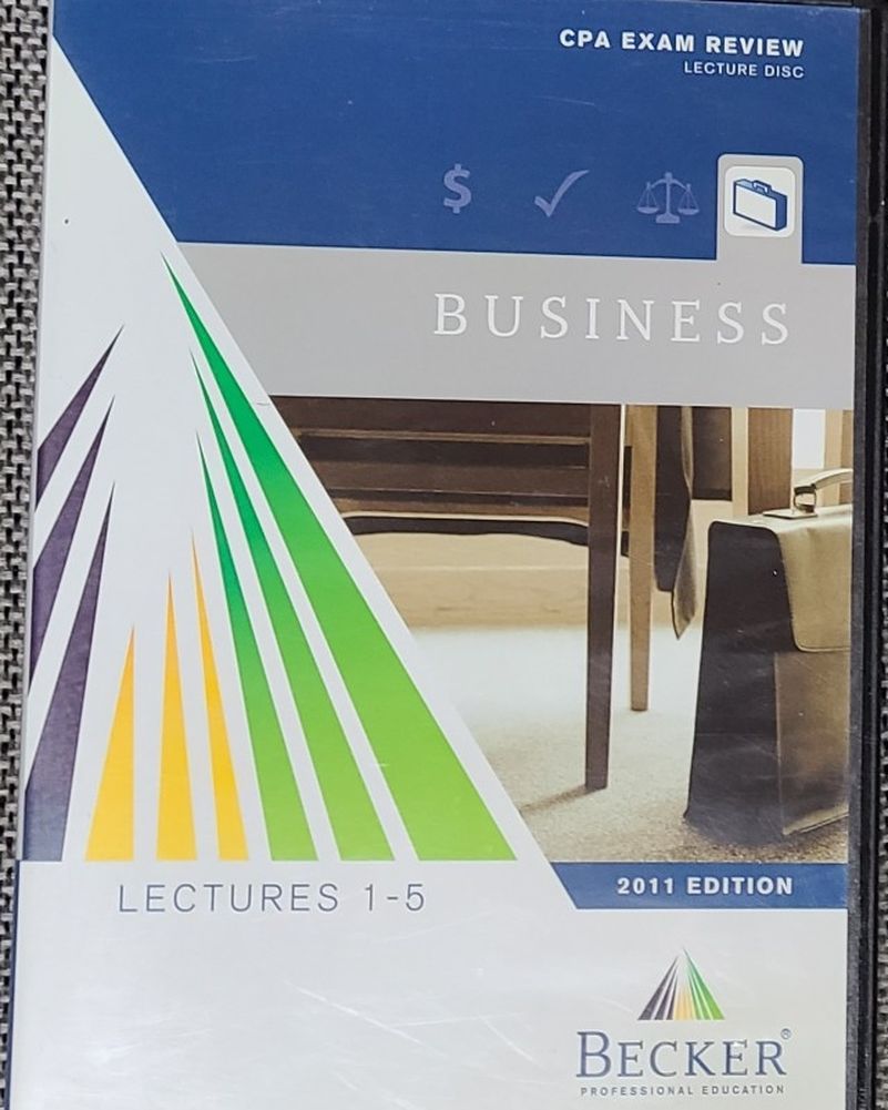CPA Exam Review Lecture Disc (Business, Lectures 1-5)