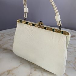 Cream clutch hotsell bag sale