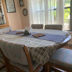 6 Seat Dining Room Table w/ China Cabinet