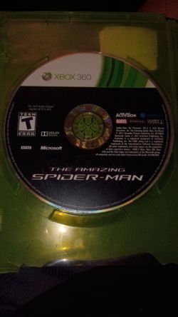 Xbox360 deadpool & spiderman game's no case