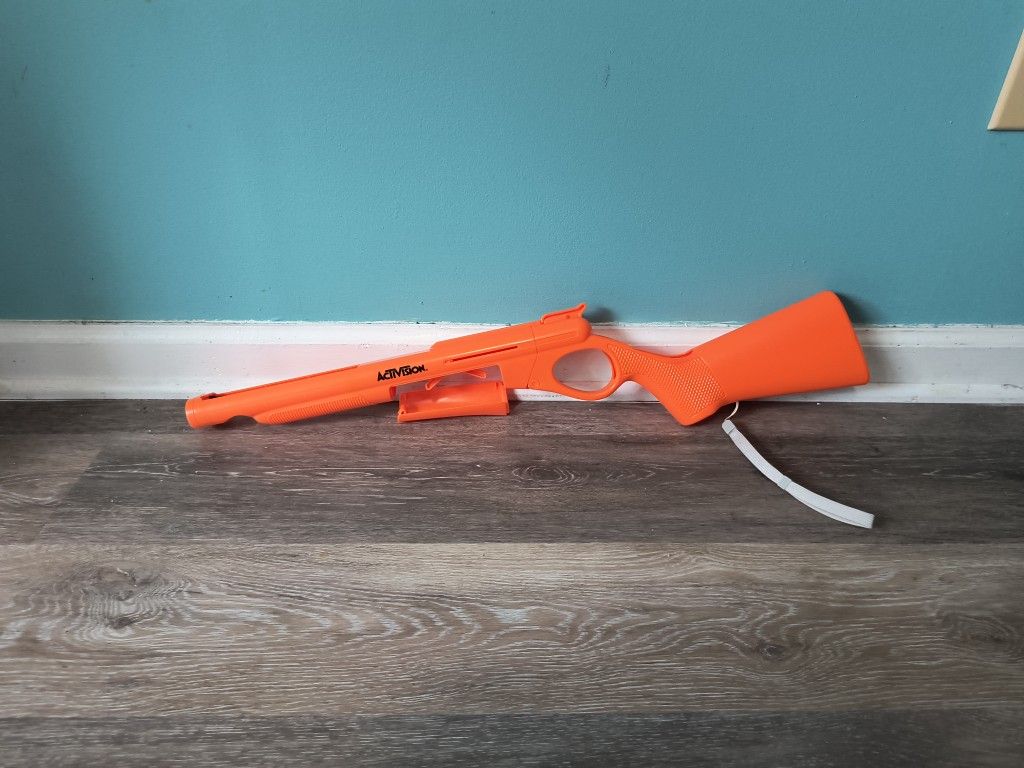 Cabela's Activision Orange Shotgun Gun Rifle For Nintendo Wii