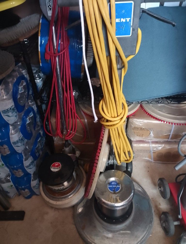 Floor Buffer, Polisher, Pulidora, Burnisher, Scrubber & Janitorial Supplies 