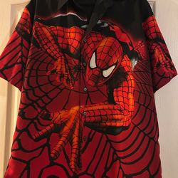 Changes spider man shirt