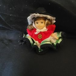 Welsh Porcelain Posable Doll Made In Ireland
