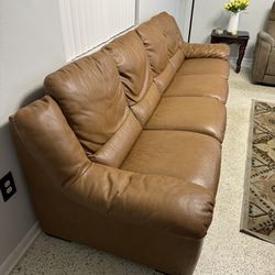 Reclining Leather Sofa “LIKE NEW”