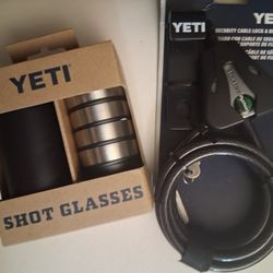 Yeti Shot Glass Set And Lock With Key 