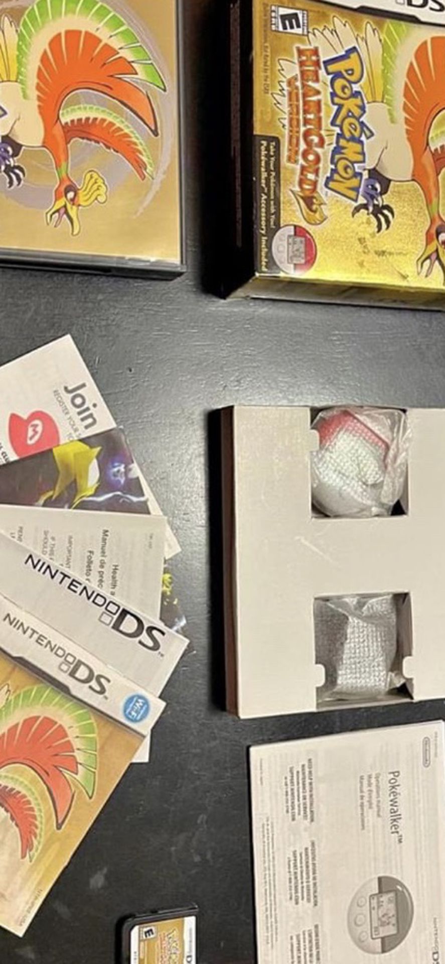 Pokémon Heartgold Cib In Box With Poke walker
