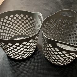 2 Laundry Baskets 
