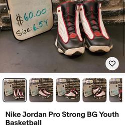Nike Jordan Pro Strong BG Youth Basketball