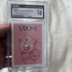 Pokemon chansey gem mint new