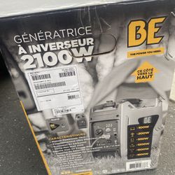 BE 2100W Inverter Generator NEW!!!