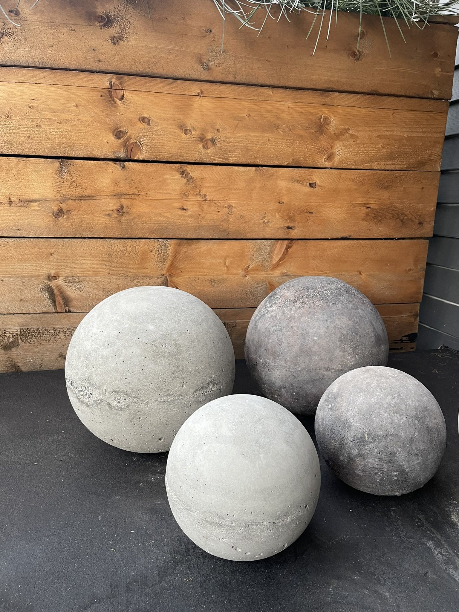 Handmade Concrete Spheres