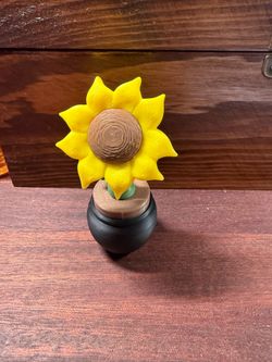 Sunflower, Fidget Clicker, 3D Printed, Made to Order.